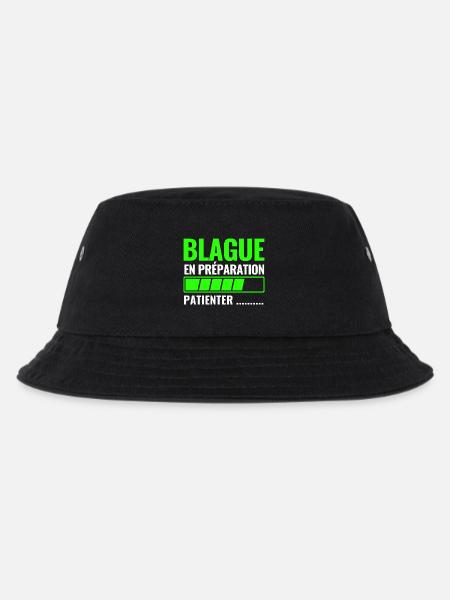 Joke in the making - Kids’ Bucket Hat - black