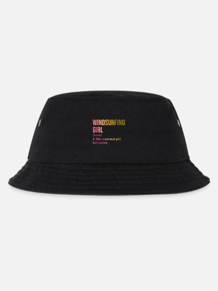 Windsurfen Windsurfen Windsurfen - Kinder Bucket Hat - Schwarz