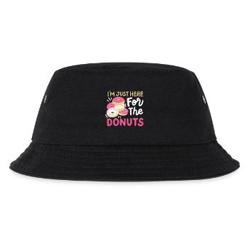 Donuts Donut-Liebhaber - Kinder Bucket Hat - Schwarz - Vorne