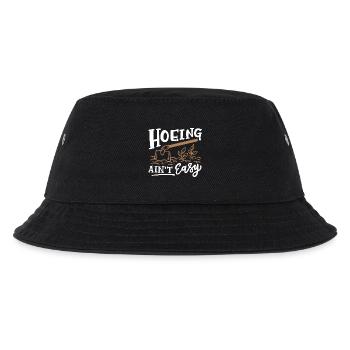 Hacken Gartenarbeit - Kinder Bucket Hat - Schwarz - Vorne
