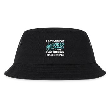 Gaming Gamer Videospiele - Kinder Bucket Hat - Schwarz - Vorne