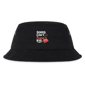 Piano Pianist - Kinder Bucket Hat - Schwarz - Vorne