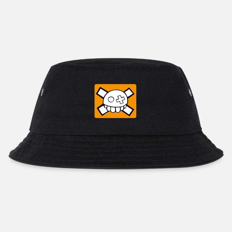 Roger - Kinder Bucket Hat - Schwarz