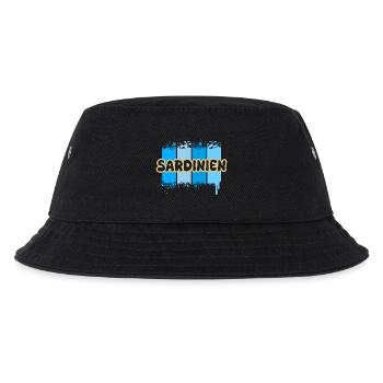 Sardinien als Sardinien - Kinder Bucket Hat - Schwarz - Vorne