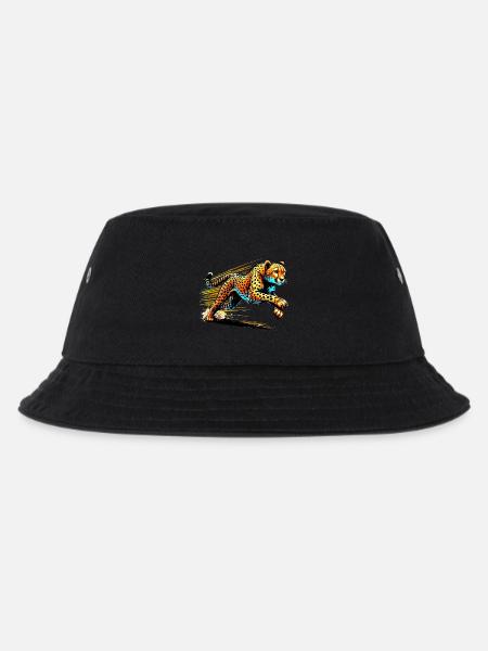 Gepard - Kinder Bucket Hat - Schwarz