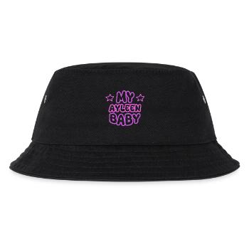 Ayleen als Vorname - Kinder Bucket Hat - Schwarz - Vorne