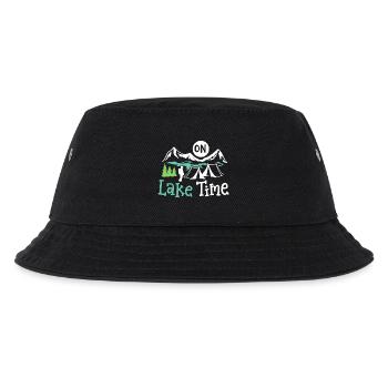 See Camping Zelten - Kinder Bucket Hat - Schwarz - Vorne