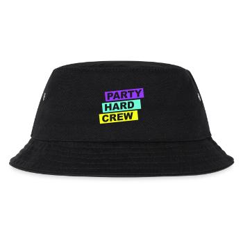 Party Hard Crew Member Team Club Friends Celebrate - Kids’ Bucket Hat - black - Front