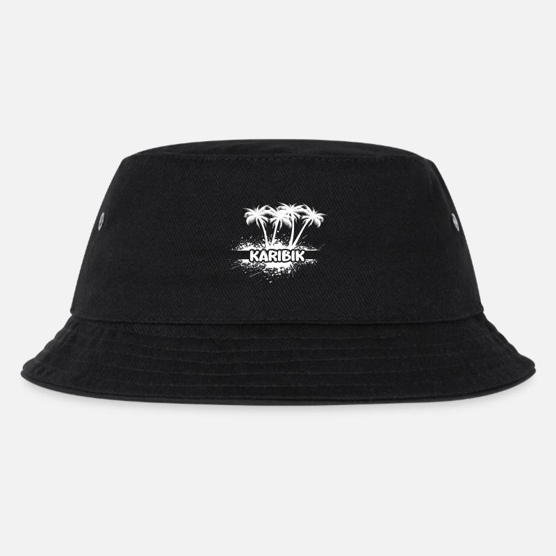 Karibik - Kinder Bucket Hat - Schwarz