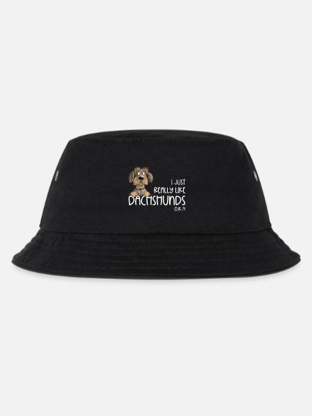 Lustiger Rauhaardackel Hund Dackel Spruch Hunde - Kinder Bucket Hat - Schwarz