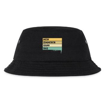 Zimmerer - Kinder Bucket Hat - Schwarz - Vorne