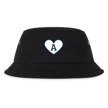 Lettre a cœur sport tendance bleu - idée cadeau - Bob Enfant - noir - Devant