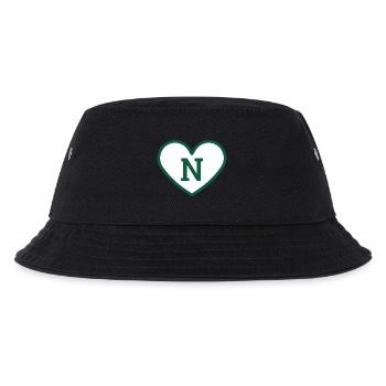 Lettre n cœur sport tendance vert - idée cadeau - Bob Enfant - noir - Devant