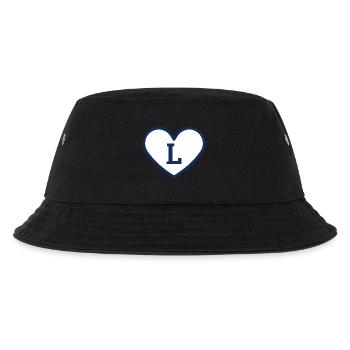 Lettre l cœur sport tendance bleu - idée cadeau - Bob Enfant - noir - Devant