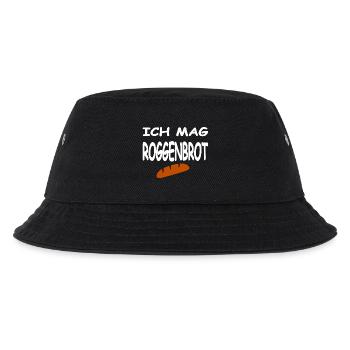 Roggenbrot - Kinder Bucket Hat - Schwarz - Vorne