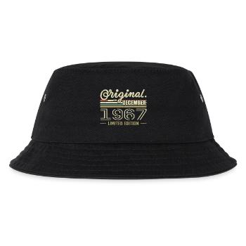 Dezember 1967 Geburtstag Dezember 1967 Dezember - Kinder Bucket Hat - Schwarz - Vorne
