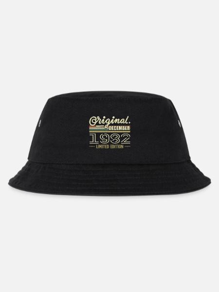 December 1982 Birthday December 1982 December - Kids’ Bucket Hat - black