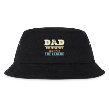 Dad The Beekeeper The Myth The Legend Beekeeping A - Kinder Bucket Hat - Schwarz - Vorne