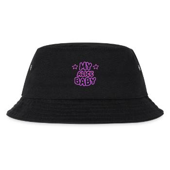 Vorname Alice - Kinder Bucket Hat - Schwarz - Vorne