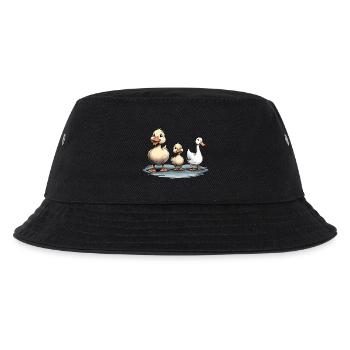 ENTEN UND GANS - Kinder Bucket Hat - Schwarz - Vorne
