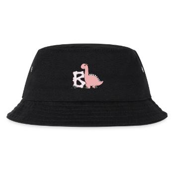 Buchstabe B - Kinder Bucket Hat - Schwarz - Vorne