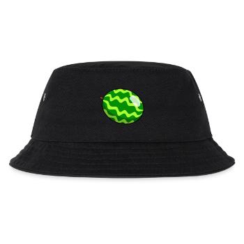 Melone - Kinder Bucket Hat - Schwarz - Vorne