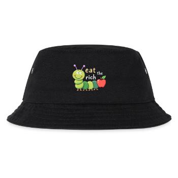 Eat The Rich - Hungry Caterpillar - Kinder Bucket Hat - Schwarz - Vorne
