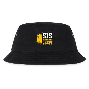 Baustelle Kindergeburtstag - Kinder Bucket Hat - Schwarz - Vorne