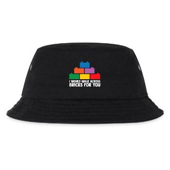Ziegelbauer Ziegelbau Baumeister - Kinder Bucket Hat - Schwarz - Vorne