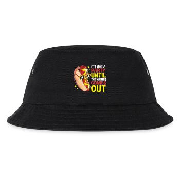 Hot Dog Snack - Kids’ Bucket Hat - black - Front