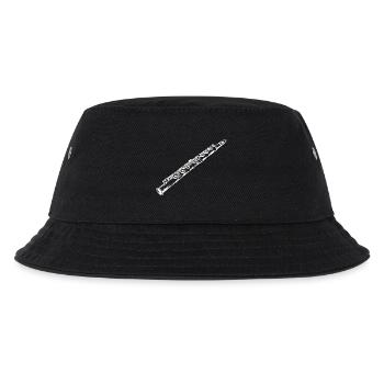 Flöte Zeichnung - Kinder Bucket Hat - Schwarz - Vorne