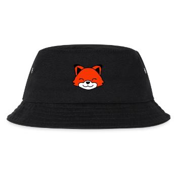 Fuchs Rotfuchs Wildes Tier Schlauer Wald Bewohner - Kinder Bucket Hat - Schwarz - Vorne