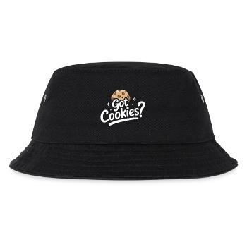 Cookies Cookie Keks Kekse Schokolade - Kinder Bucket Hat - Schwarz - Vorne