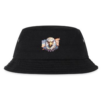 Adler - Kinder Bucket Hat - Schwarz - Vorne