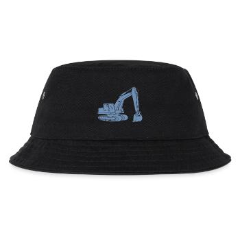 Pelle Silhouette Opérateur d’engins de construction Génie civil - Bob Enfant - noir - Devant