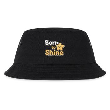 Born to Shine – Strahlender Stern - Kids’ Bucket Hat - black - Front