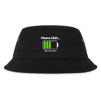 Mama lädt... bitte nicht stören – Humor für Mamas - Kinder Bucket Hat - Schwarz - Vorne