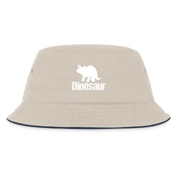 Dinosaure Triceratops - Dino - Bob Enfant - blanc cassé/bleu marine - Devant
