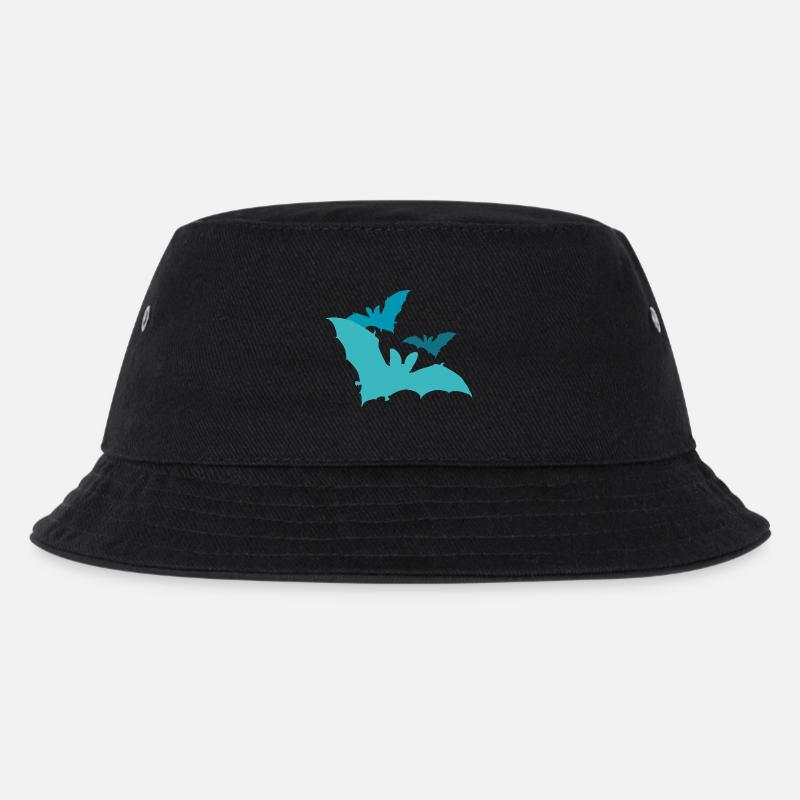 Fledermäuse - Kinder Bucket Hat - Schwarz