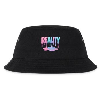 Reality - Dripping Pastel Font - Kids’ Bucket Hat - black - Front