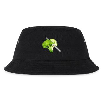 Motif de brocoli coupé – élégant et croustillant - Bob Enfant - noir - Devant