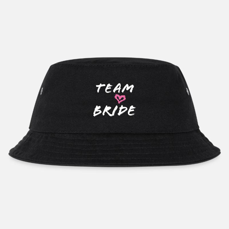 Team Bride - Kids’ Bucket Hat - black