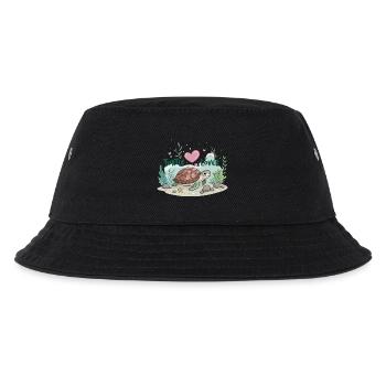 Schildkröten-Liebhaber - Kinder Bucket Hat - Schwarz - Vorne
