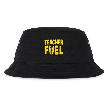 Teacher Fuel - Kinder Bucket Hat - Schwarz - Vorne