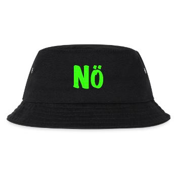 Nope in neon green - Nope - No - Zero desire - Kids’ Bucket Hat - black - Front
