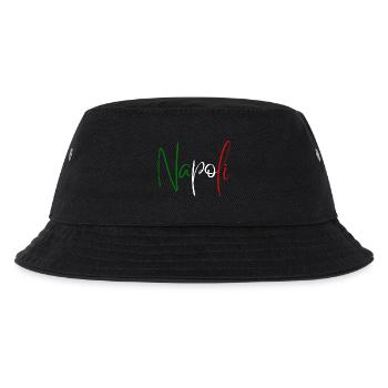 Ich liebe Neapel, elegantes, minimalistisches Design - Kinder Bucket Hat - Schwarz - Vorne