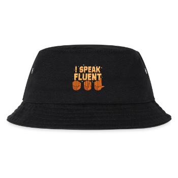 Deaf Deaf Hearing Impairment - Kids’ Bucket Hat - black - Front