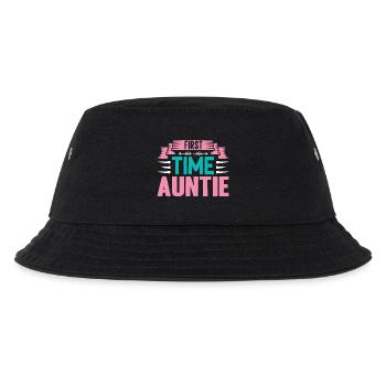 First Time Aunt Soon Aunt - Kids’ Bucket Hat - black - Front