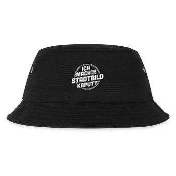 I'm destroying the cityscape – Statement - Kids’ Bucket Hat - black - Front