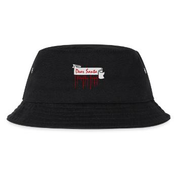Dear Santa I Really Tried Christmas Humor Funny - Kids’ Bucket Hat - black - Front